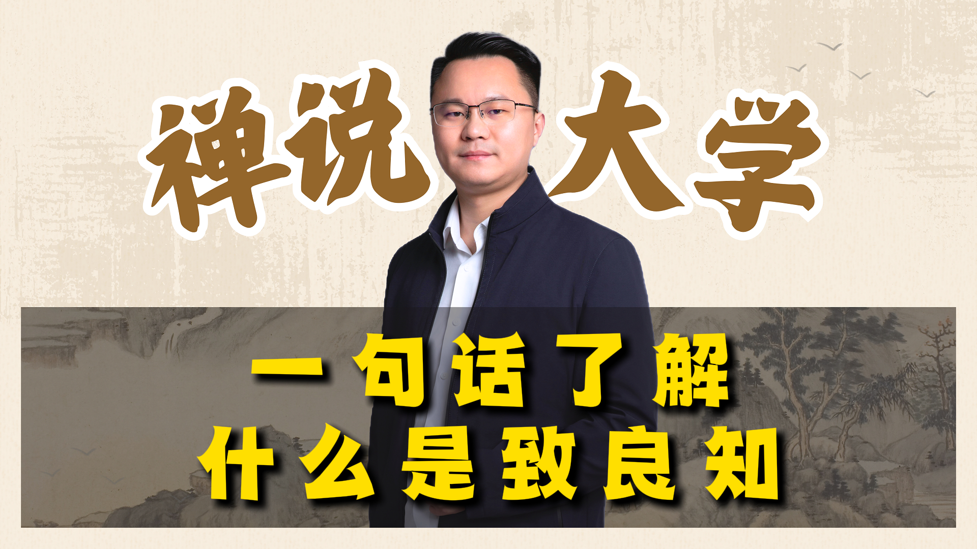 《禅说大学》-一句话了解什么是致良知。李双林